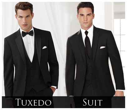 FMIL wants tuxes for a non-Black Tie Wedding
