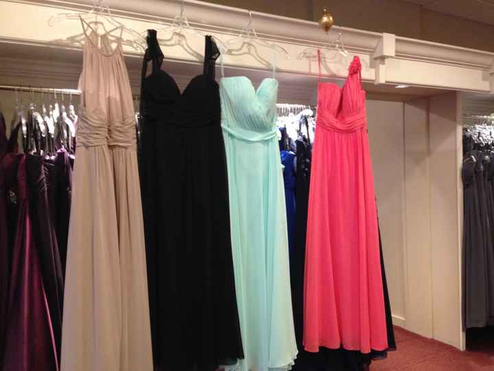 Bridesmaid dresses
