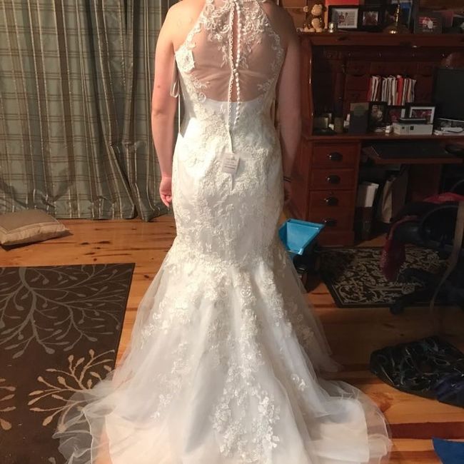 Let's show off our dresses.