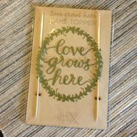 What are you using for cake toppers?