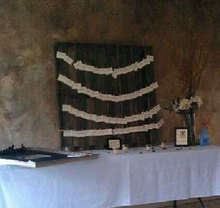 Cute ideas to show guests what table they are assigned to