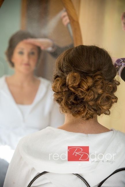 Show me your wedding day hair