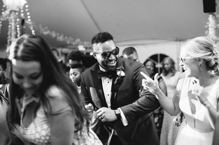 Photographers got great candids of everyone dancing 
