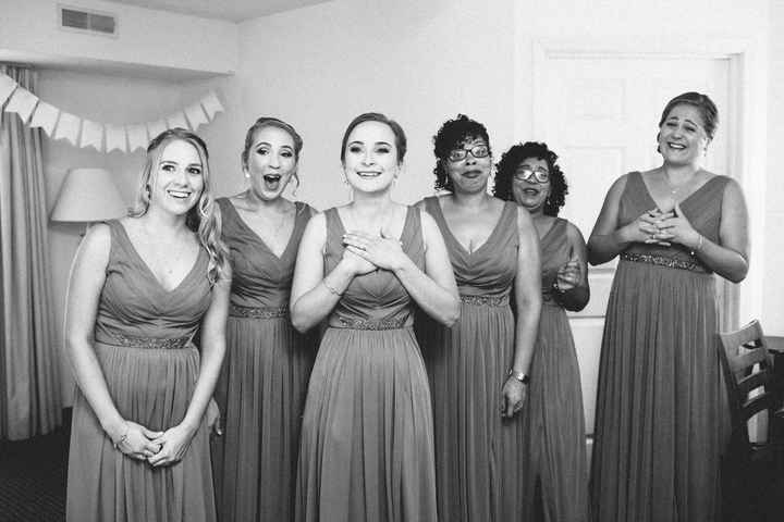 Their reaction to me stepping out in my dress ❤️