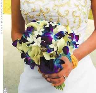 Wedding colors are all shades of purple