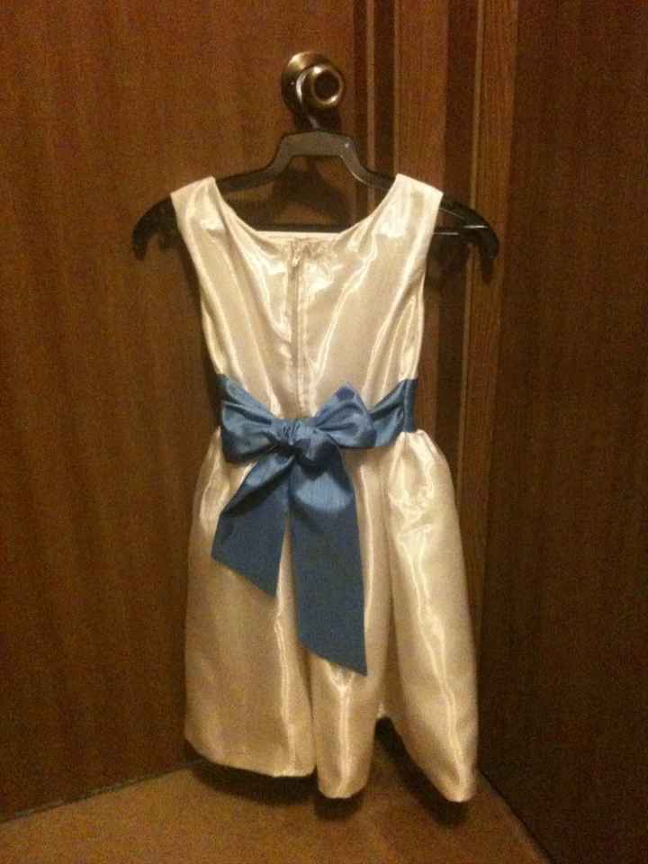 One of the Flower Girl Dresses is done :D
