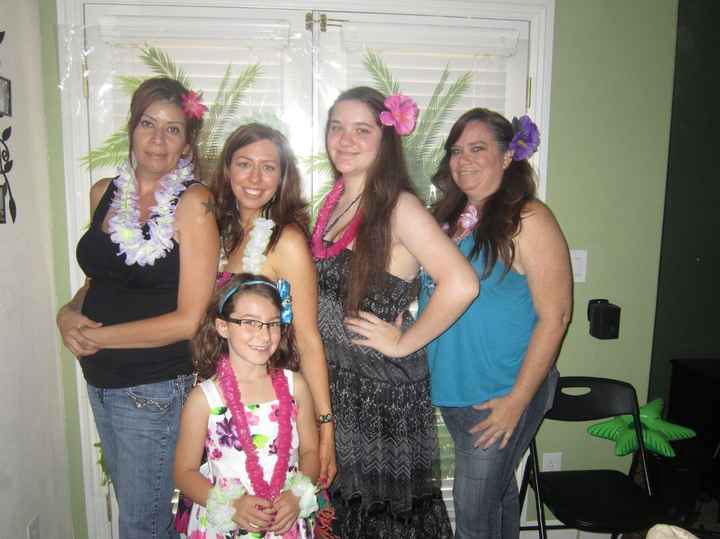 Had my Hawaiian Bridal Shower Today