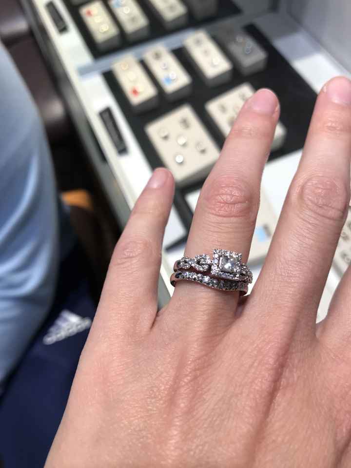 Show me your curved/indented wedding bands! - 1