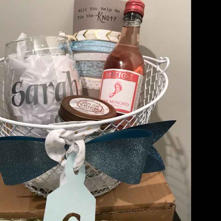 Bridesmaid Proposal with wedding colors? - 1