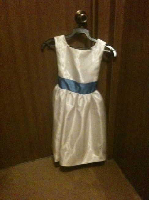 One of the Flower Girl Dresses is done :D