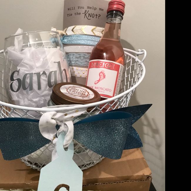 Bridesmaid Proposal with wedding colors? - 1