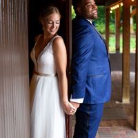 Rewind- we did a first touch instead of first look. Said a prayer. I cried during this as well. 😆