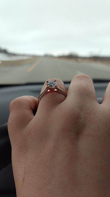 Rose Gold E-Ring