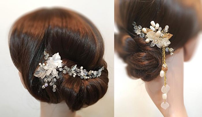 Brides, how are you accessorizing your hair? or how did you? 5