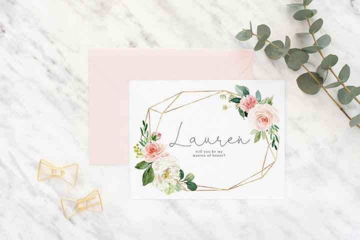 Bridesmaid/MOH proposal