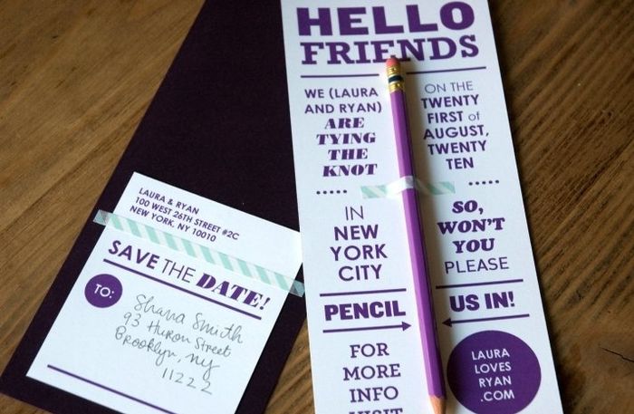 Save the Date Idea: Passing it Forward :)