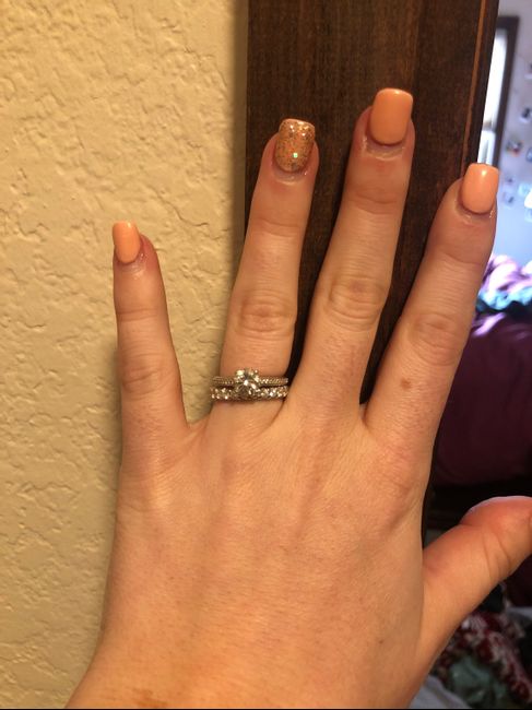 Let’s see those wedding bands! 12