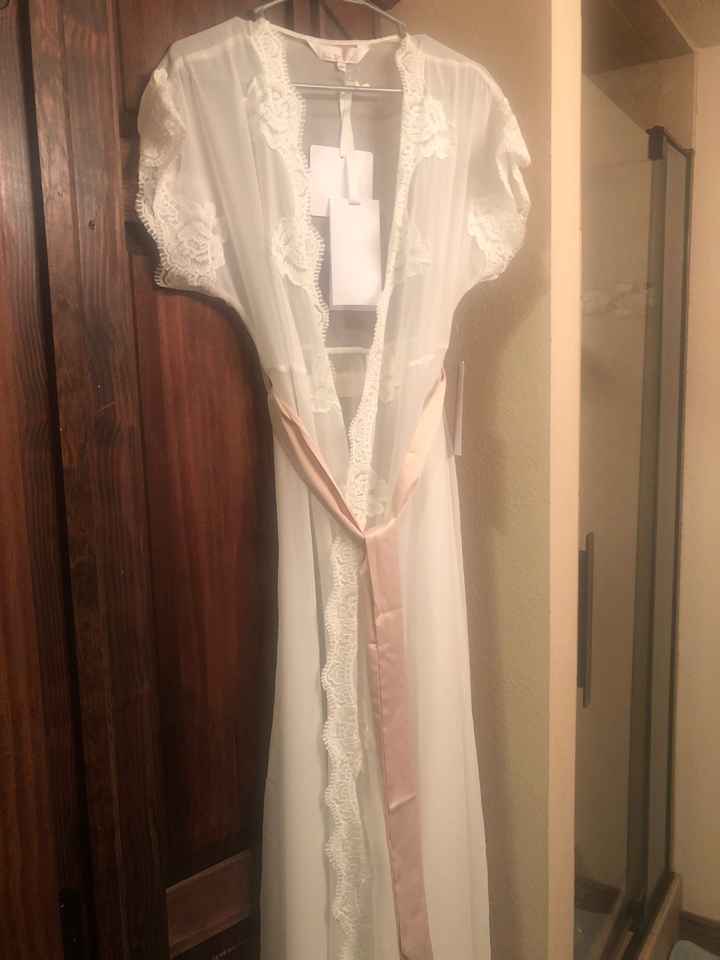 Where did you get your robes for yourself and your girls for day of? - 1