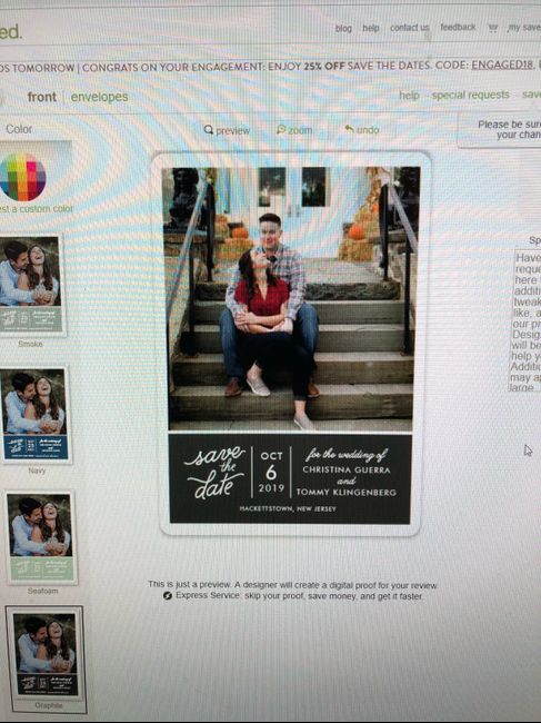 Save the dates help! - 2