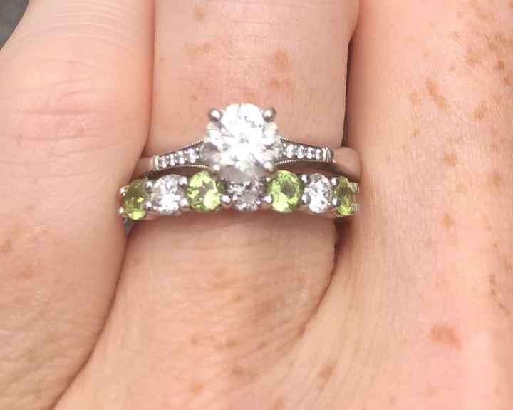 Let's see those rings! And for the Mrs lets see the bands with it ! I LOVE seeing everyone's bling:)