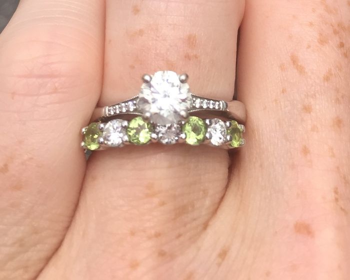 Let's see those rings! And for the Mrs lets see the bands with it ! I LOVE seeing everyone's bling:)
