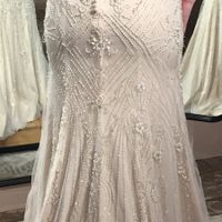 Can’t sew bra cups into wedding dress? - 1