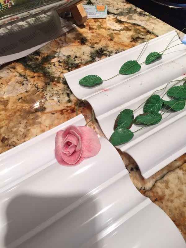 Sugar flowers for my cake