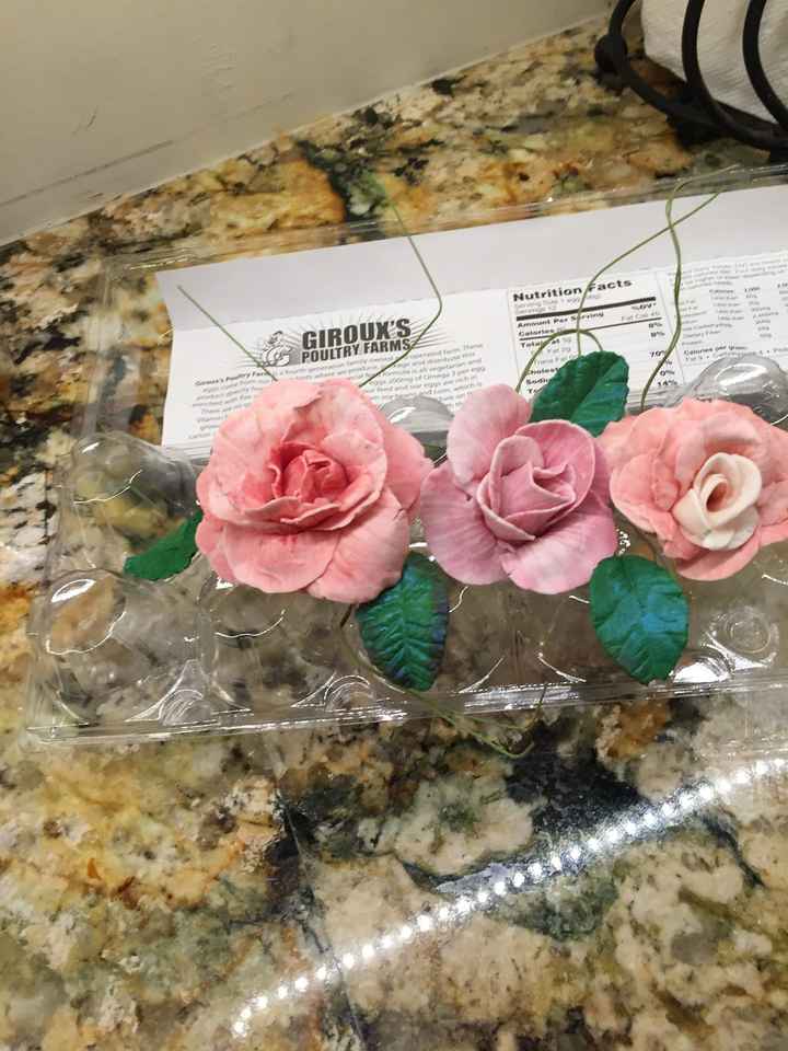 Sugar flowers for my cake