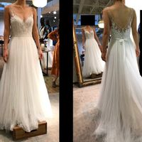front and back of dress