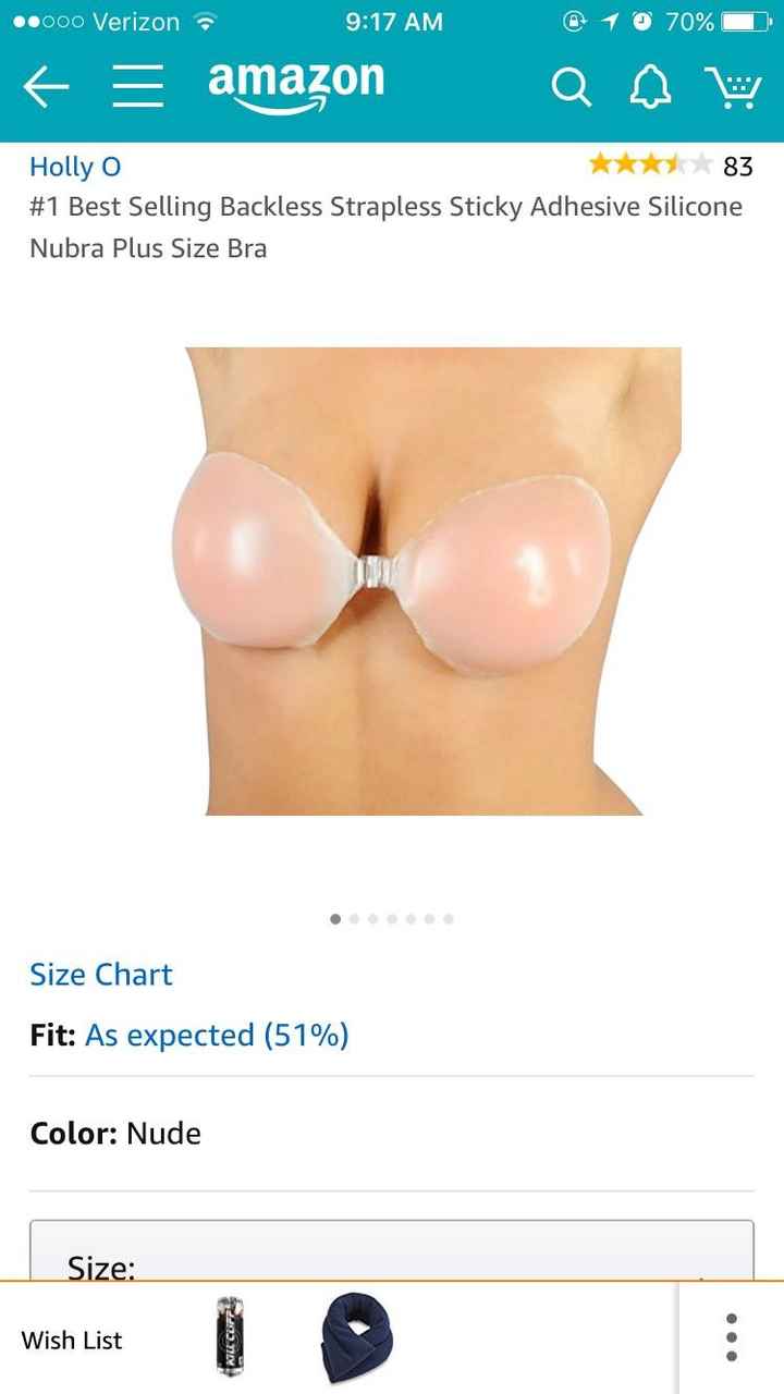 Adhesive bra??