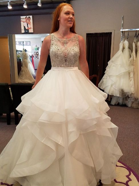 What was the most unique dress you tried on? Pics?
