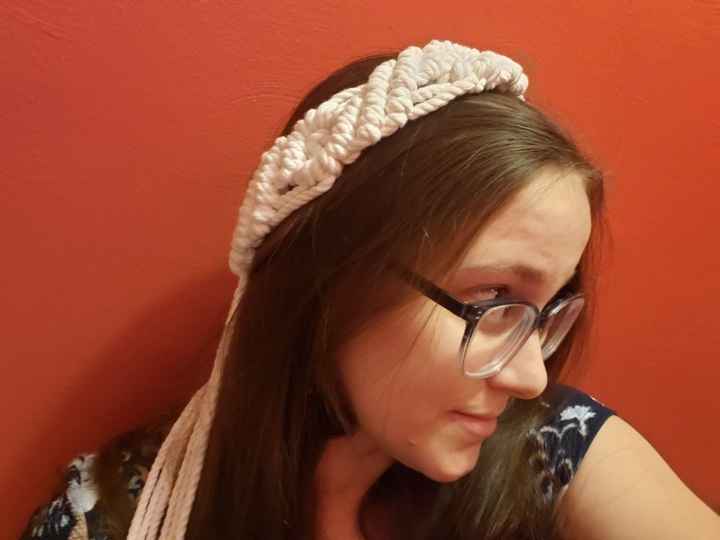 Making my own macrame veil...what do you think? - 1