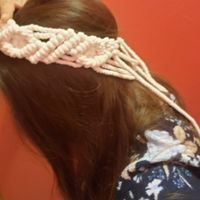 Making my own macrame veil...what do you think? - 2