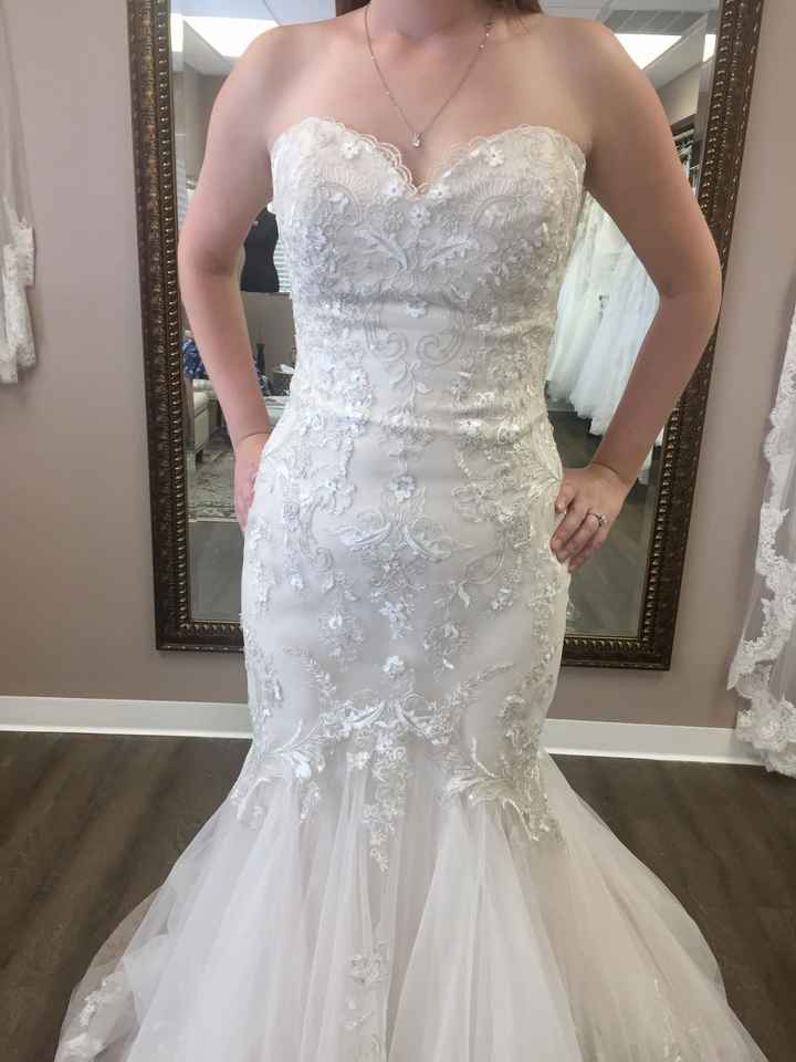 Started dress shopping today..