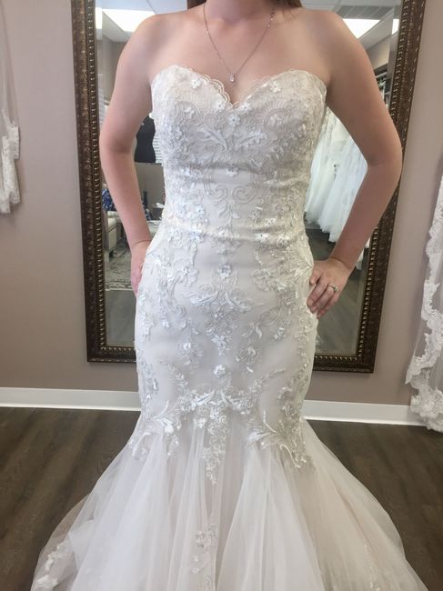 Started dress shopping today..