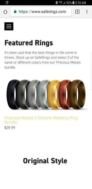 Silicone rings 1