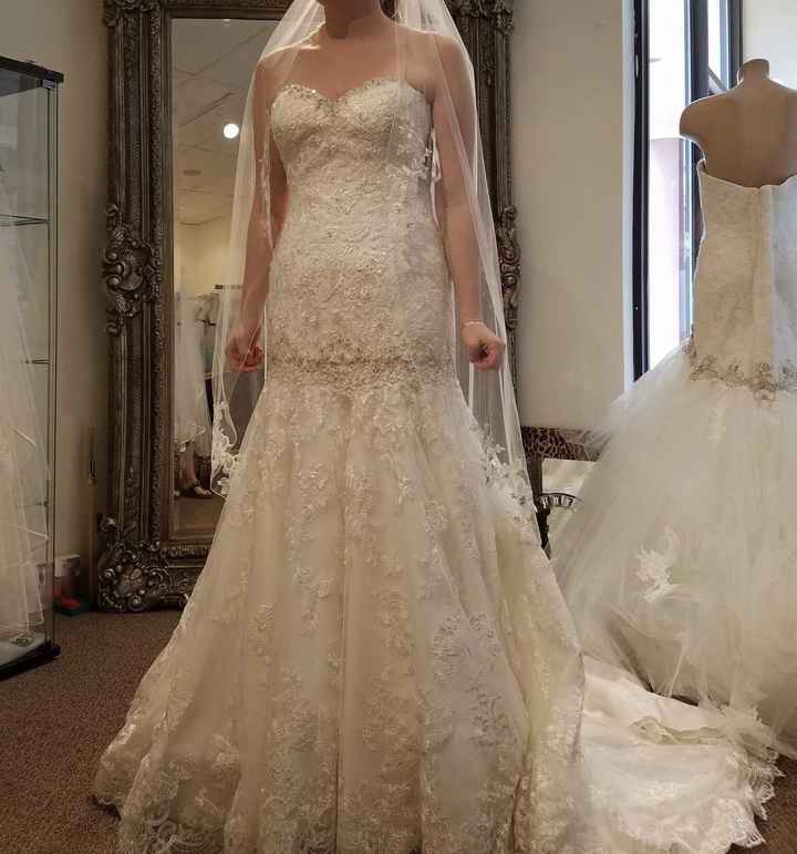 I said YES to the dress today!