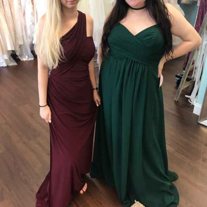 Show me your bridesmaids dresses! - 1