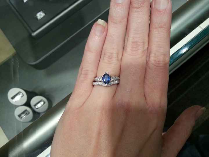 Non-diamond engagement rings? O.o