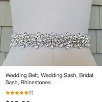 Wedding Dress Sash