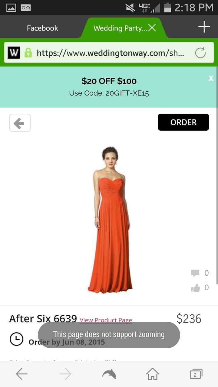 Show me your Bridesmaid Dresses!