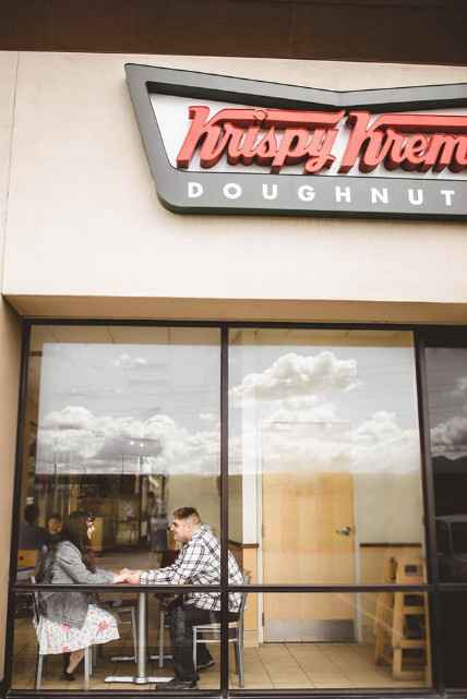 Krispy Kreme window shot