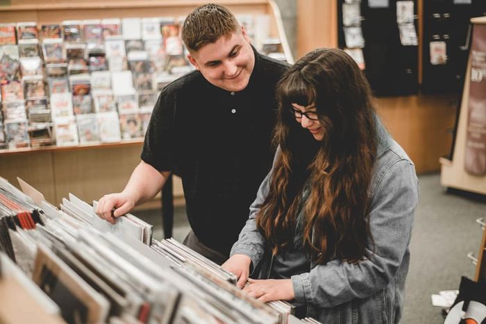 My personal favorite! The music section in Barnes and Noble