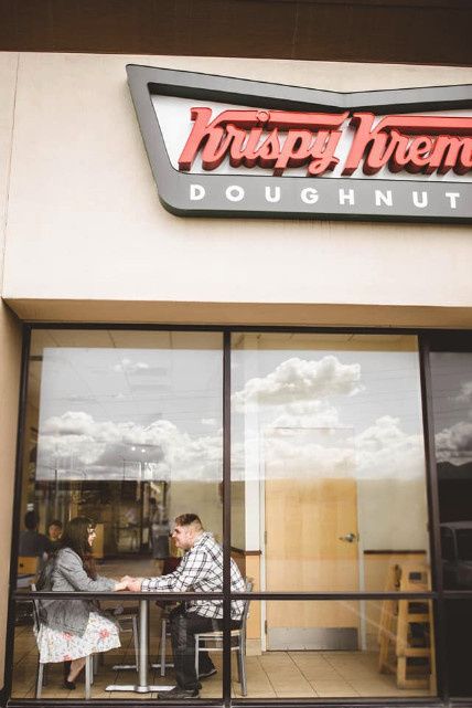 Krispy Kreme window shot