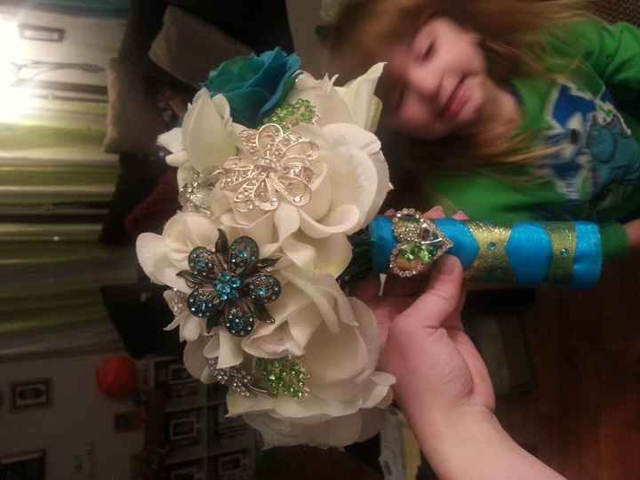 brooch bouquet!