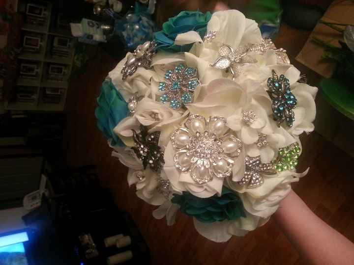 brooch bouquet!