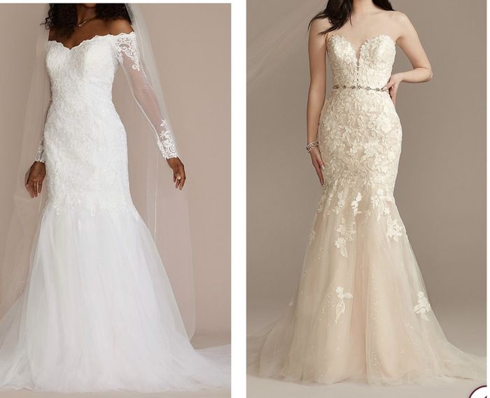Which dress i can’t decide- sleeveless or off shoulder sleeve? 9