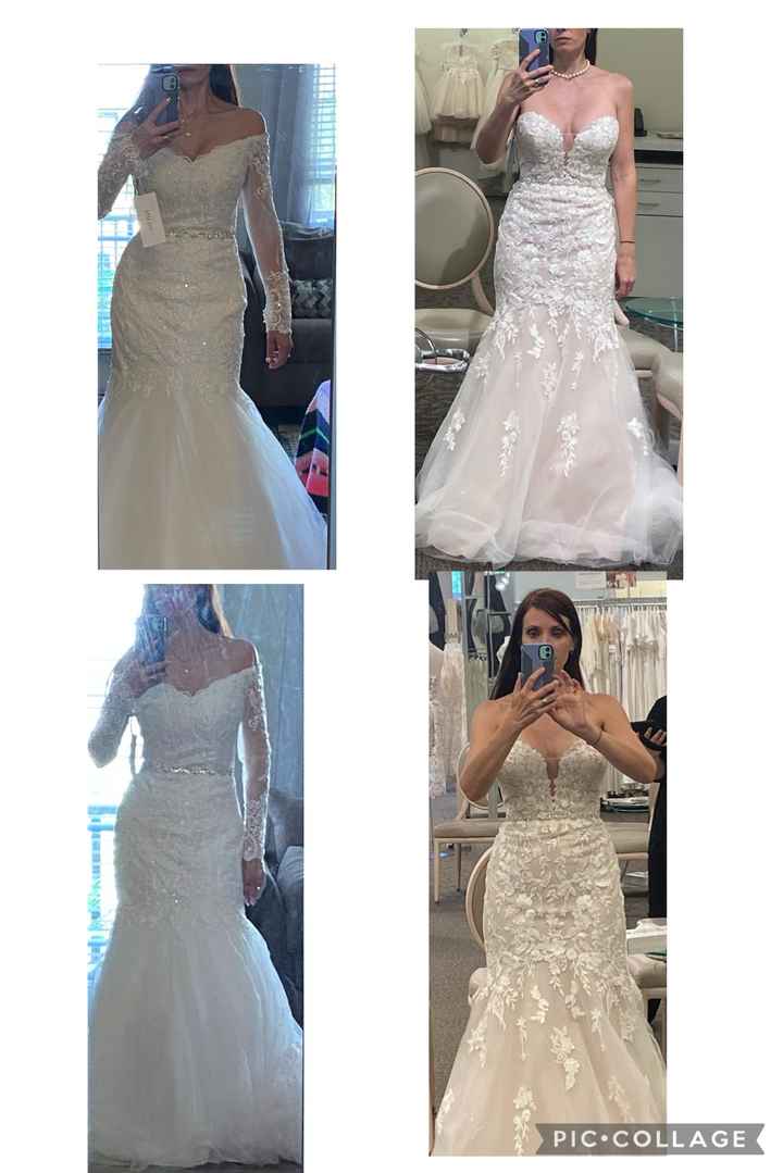 Which dress i can’t decide- sleeveless or off shoulder sleeve? - 2