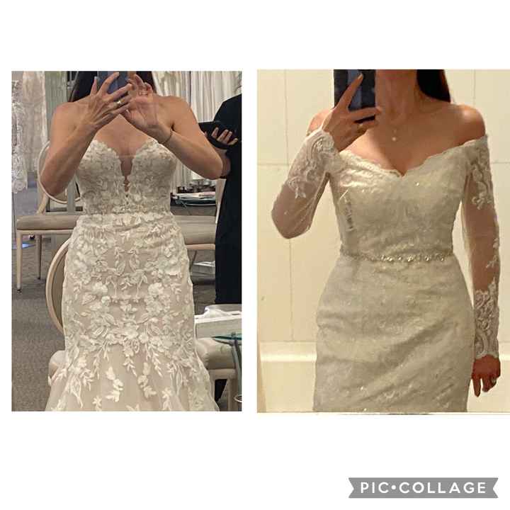 Which dress i can’t decide- sleeveless or off shoulder sleeve? - 2