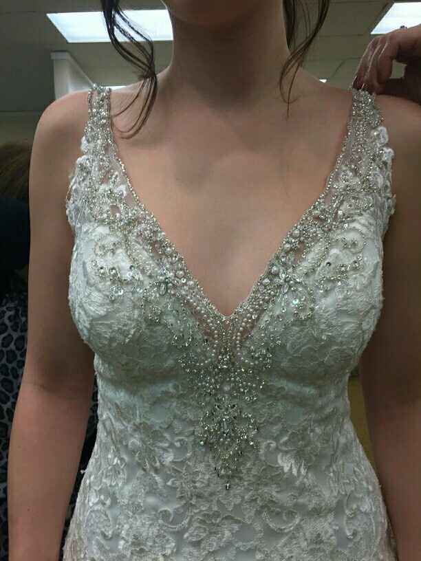 Wedding dress cold feet